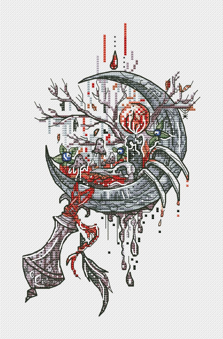 Harvest. Dark - PDF Cross Stitch Pattern