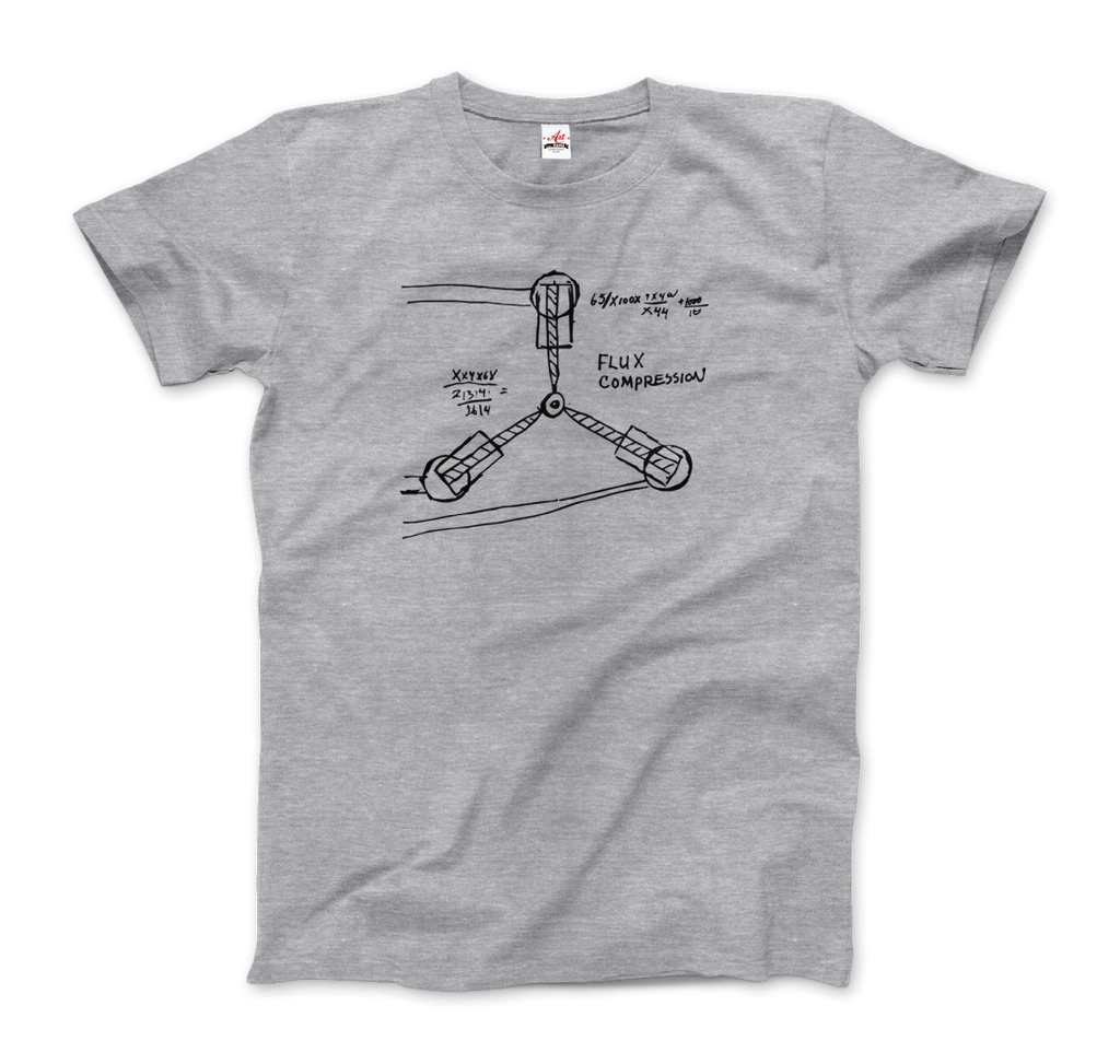 Flux Capacitor Sketch from Back to the Future T-Shirt